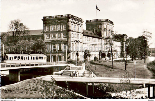 Mannheim - Schloss - tram - castle - Germany - unused - JH Postcards
