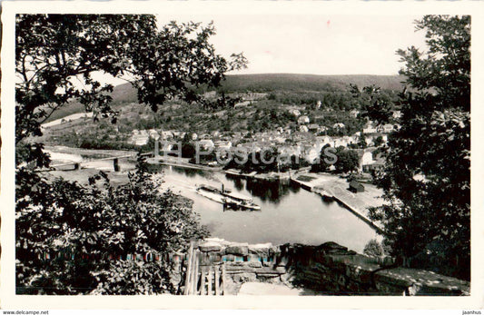 Solbad Karlshafen - Blick von der Dreichmannsgrotte - 1950 - old postcard - Germany - used - JH Postcards