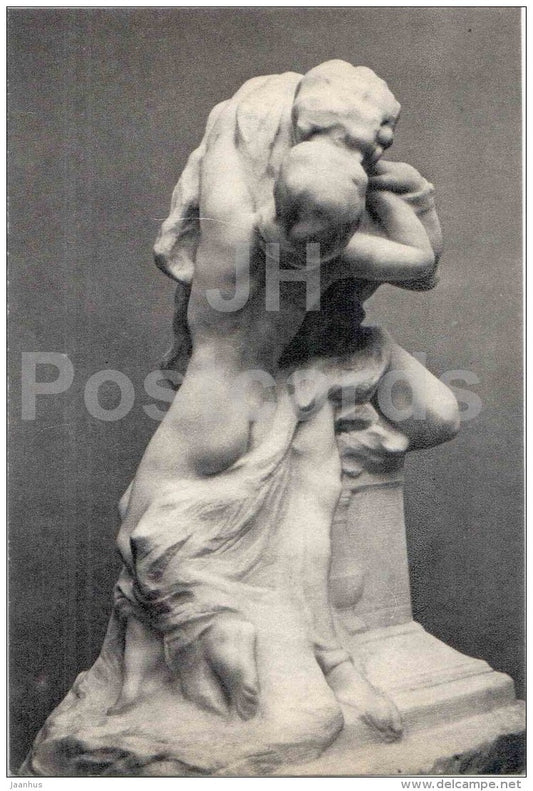 sculpture by Auguste Rodin - Romeo and Juliet , 1905 - french art - unused - JH Postcards