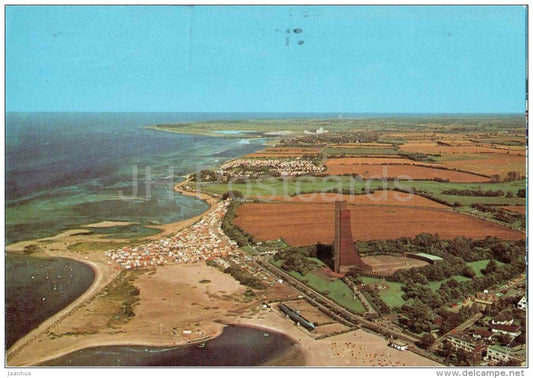 Marine Ehrenmal Laboe - beach - strand - Germany - 1983 gelaufen - JH Postcards