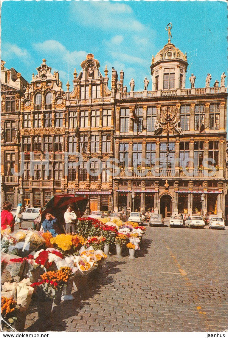 Bruxelles - Brussels - Market Place - The King of Spain - The Wheelbarrow - The Sack - 1973 - Belgium - used - JH Postcards