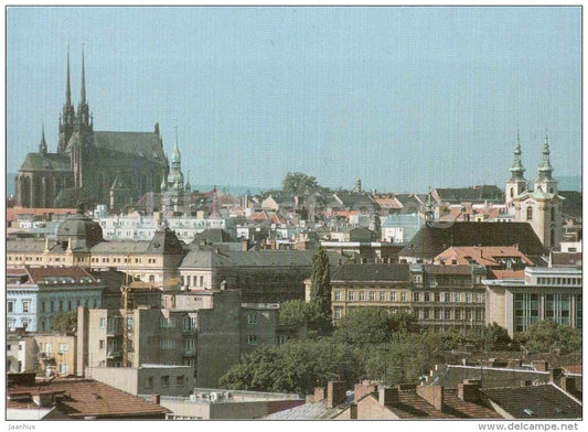 Greetings from Brno - Czech - unused - JH Postcards