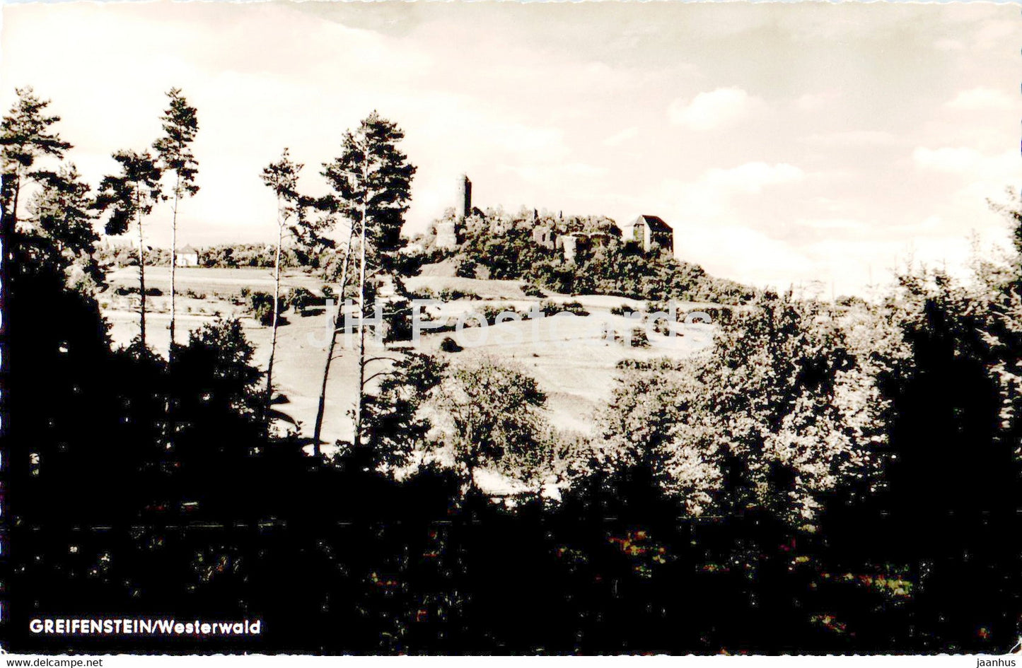 Greifenstein - Westerwald - Cafe Kunz - 1965 - Germany - used - JH Postcards