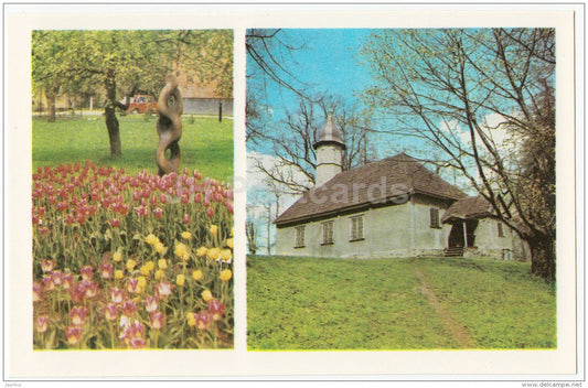 Exemplary garden - The Chapel of Turaida - Sigulda - 1984 - Latvia USSR - unused - JH Postcards