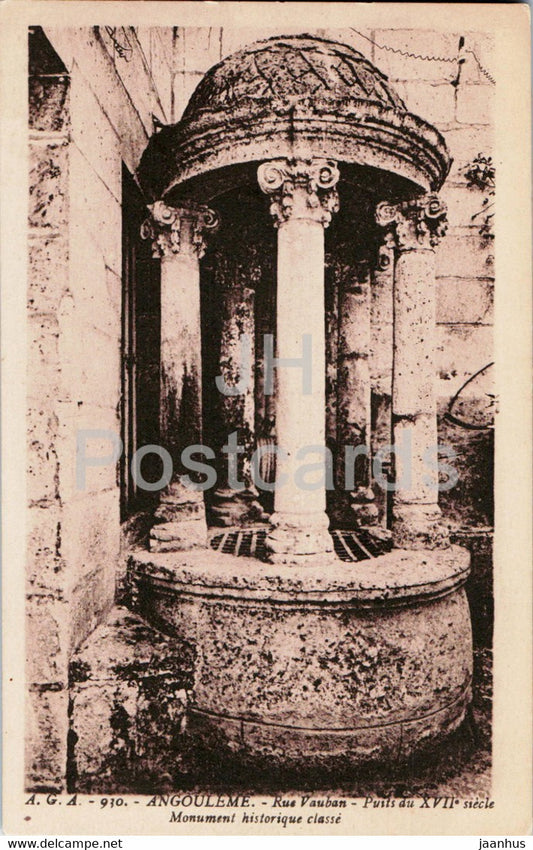 Angouleme - Rue Vauban - 930 - old postcard - France - unused - JH Postcards