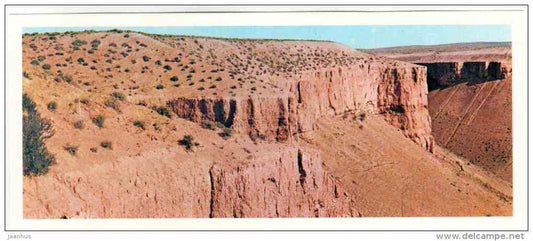 Kyzyl-Jar ravine - Badhyz State Nature Reserve - 1981 - Turkmenistan USSR - unused - JH Postcards