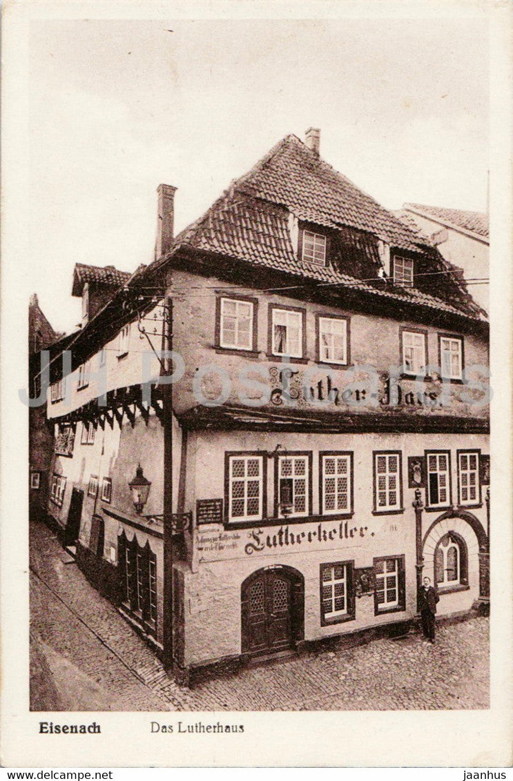 Eisenach - Das Lutherhaus - old postcard - Germany - unused - JH Postcards