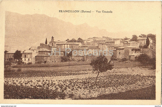 Francillon - Drome - Vue Generale - old postcard  - France - unused - JH Postcards