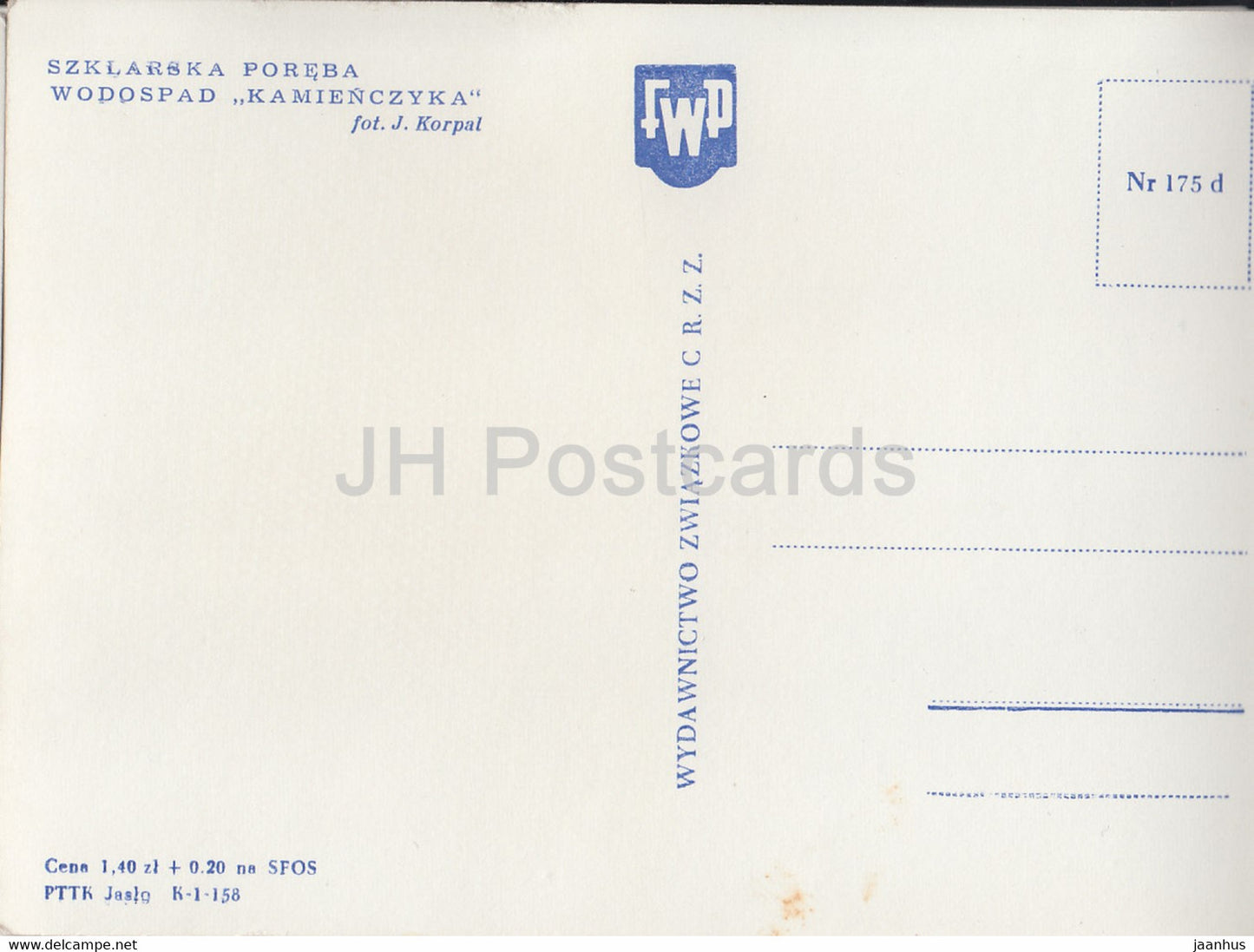 Szklarska Poreba - Wodospad Kamienczyka - Wasserfall - Polen - unbenutzt