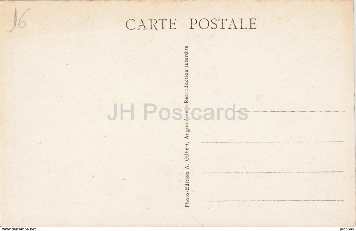 Angouleme - Rue Vauban - 930 - alte Postkarte - Frankreich - unbenutzt