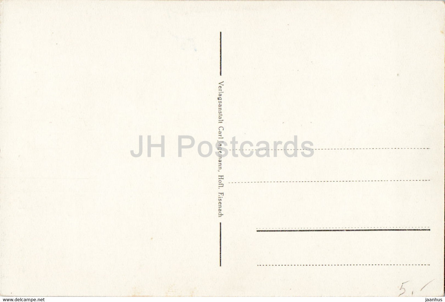 Eisenach - Das Lutherhaus - old postcard - Germany - unused