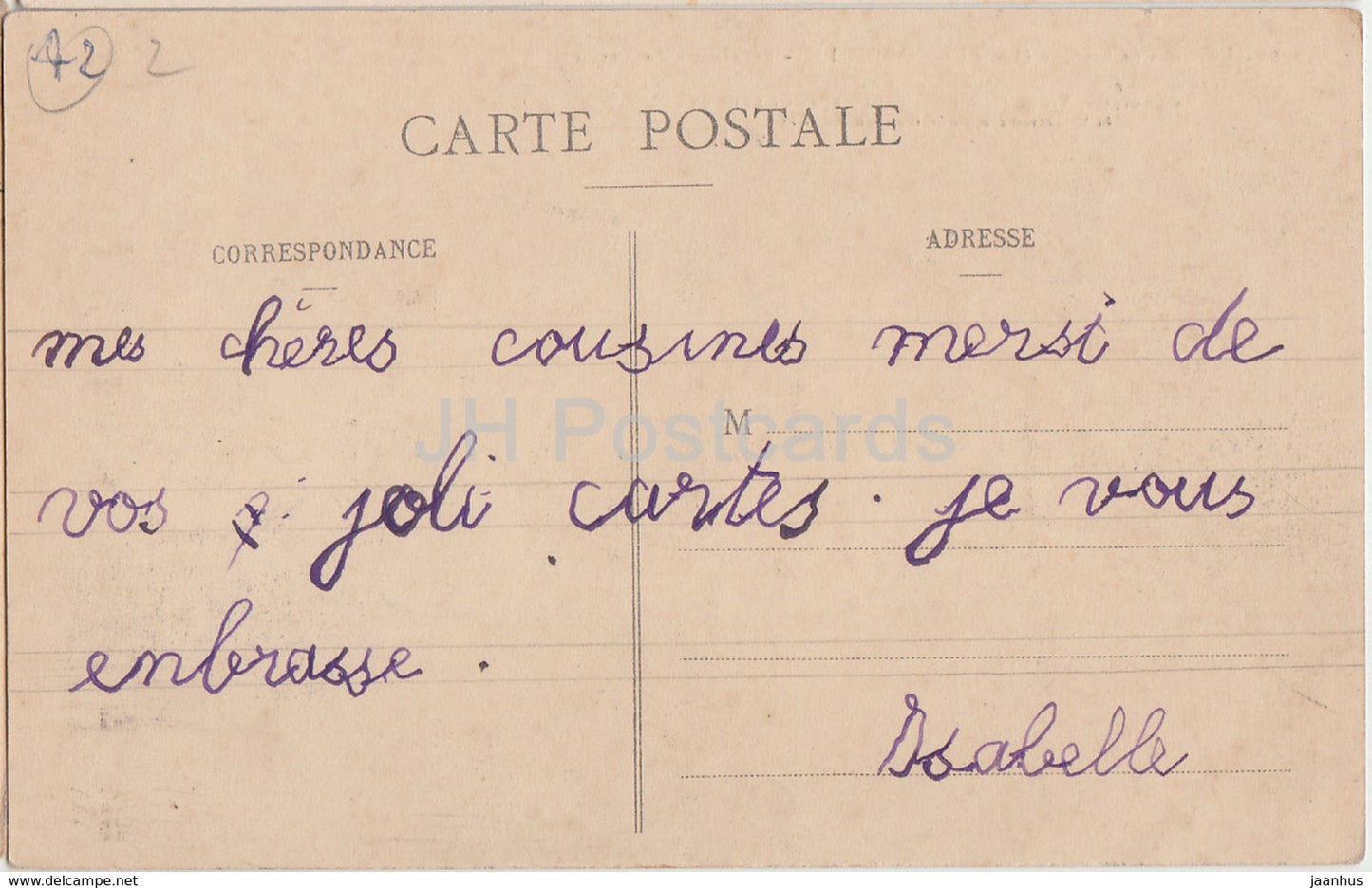 Environs de Roanne - Cordelle - Les Tours du Verdier - castle ruins - 258 - old postcard - France - used