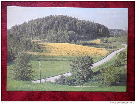 Võrumaa - Karula dome landscape - 1984 - Estonia - USSR - unused - JH Postcards