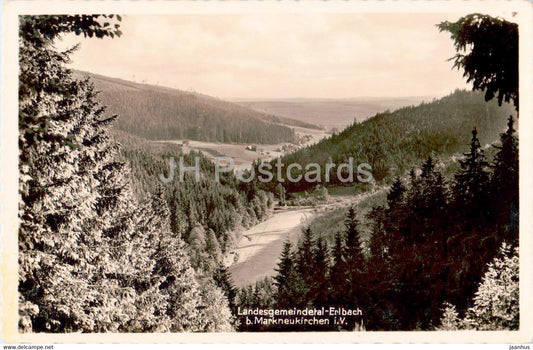 Landesgemeindetal Erlbach b Markneukirchen i V - old postcard - 1940 - Germany - used - JH Postcards