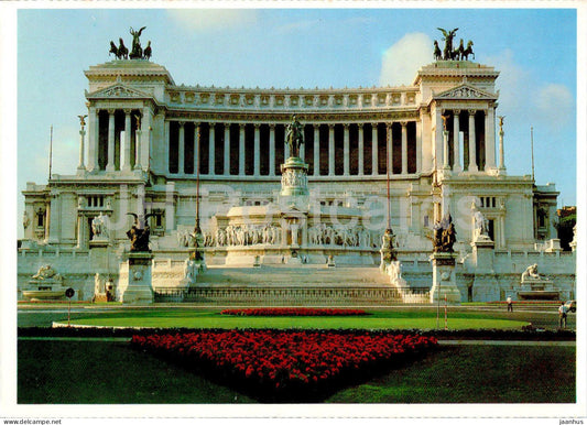 Roma - Rome - Piazza Venezia - Monumento a Vittorio Emanuele II - monument - Venezia's Square - Italy - unused - JH Postcards