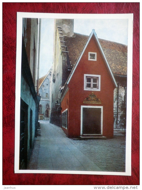 Saia käik (Bakers) passage - Old Town - Tallinn - 1980 - Estonia - USSR - unused - JH Postcards