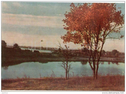 Daugai lake - Lithuania USSR - unused - JH Postcards