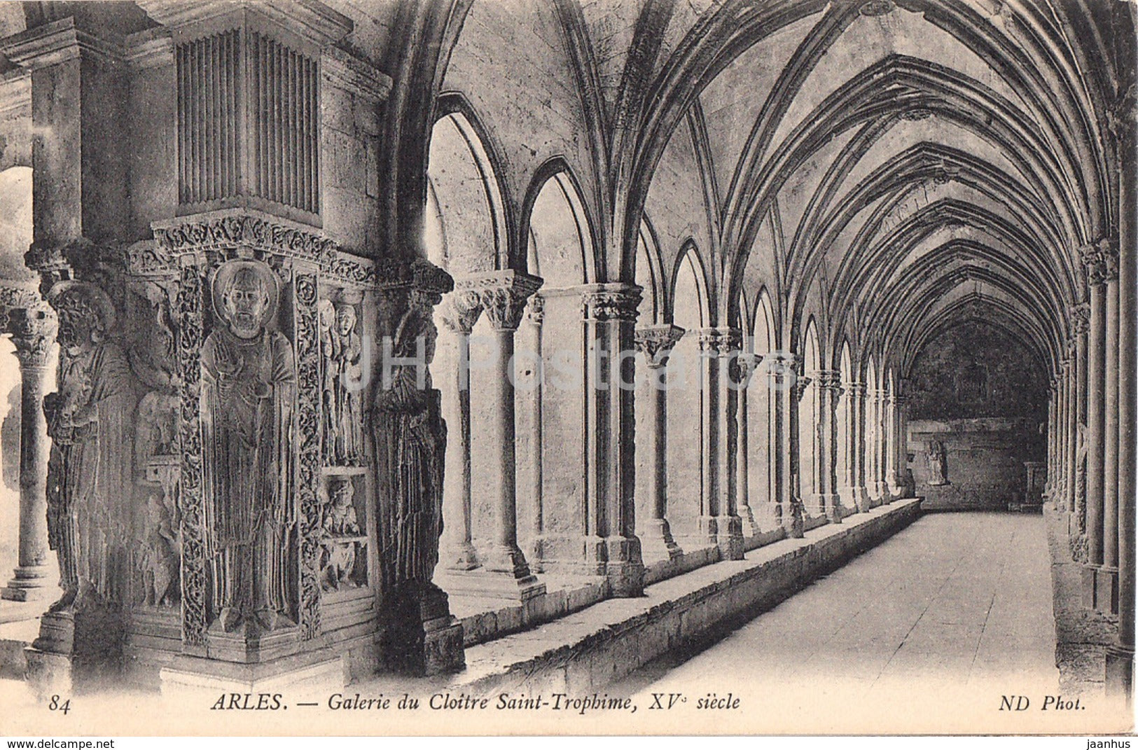 Arles - Galerie du Cloitre Saint Trophime - cloister - 84 - old postcard - France - unused - JH Postcards