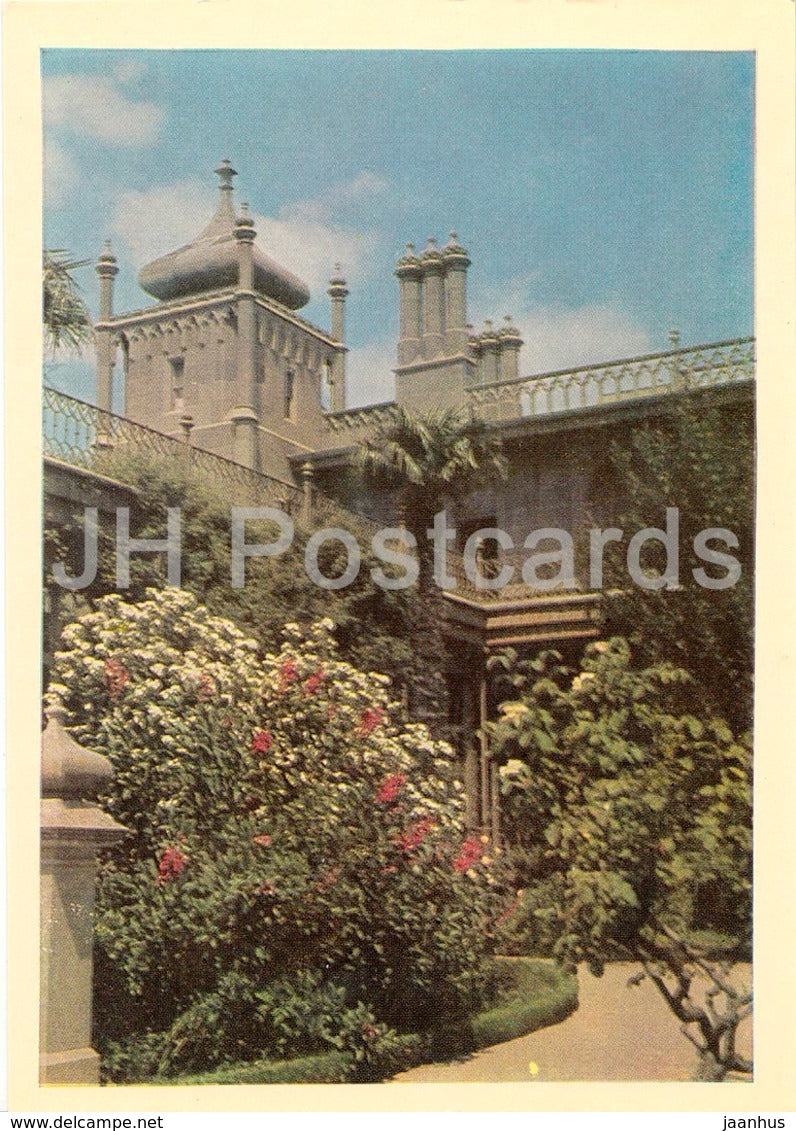 Alupka - Vorontsov Palace - Winter Palace - Crimea - 1968 - Ukraine USSR -  unused - JH Postcards