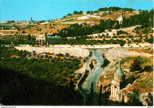 Jerusalem - View to Mount of Olives - 1111 - Israel - unused - JH Postcards