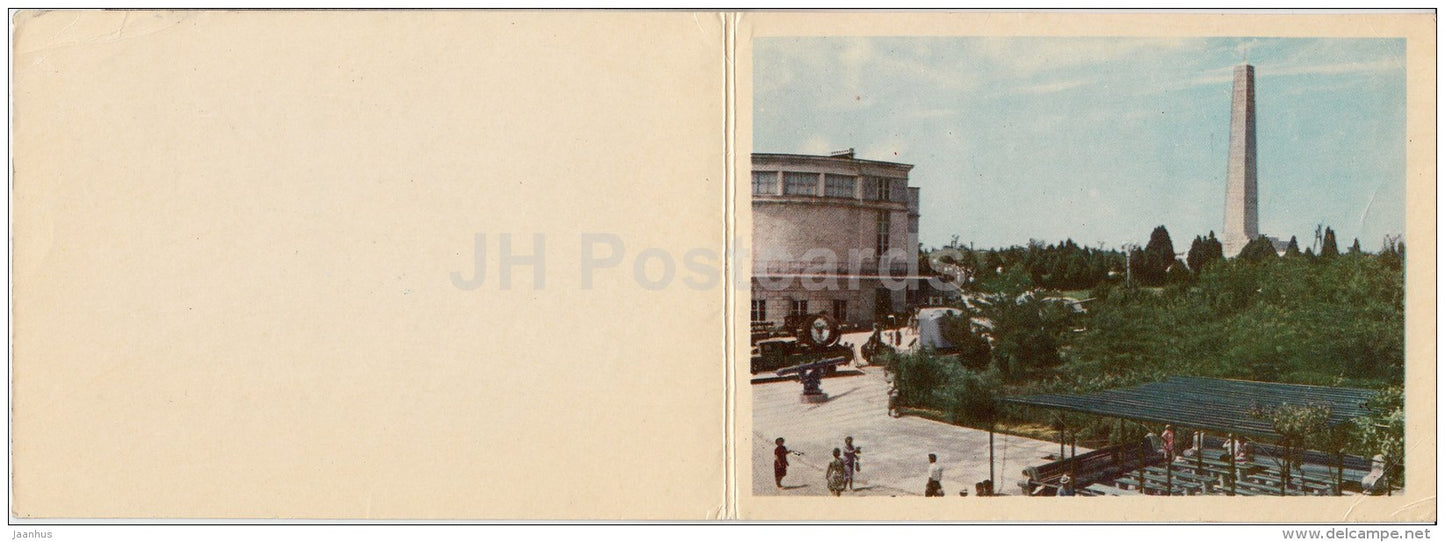diorama Storm of Sapun Gora on May 1944 and Monument of Glory - Sevastopol - Crimea - 1968 - Ukraine USSR - unused - JH Postcards