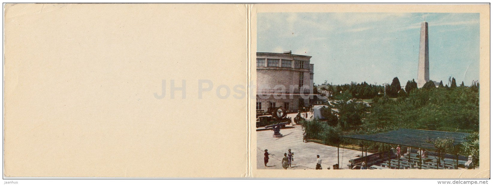 diorama Storm of Sapun Gora on May 1944 and Monument of Glory - Sevastopol - Crimea - 1968 - Ukraine USSR - unused - JH Postcards