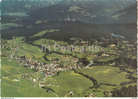 Flims Dorf mit Waldhaus und Caumasee - 2167 - 1979 - Switzerland - used - JH Postcards