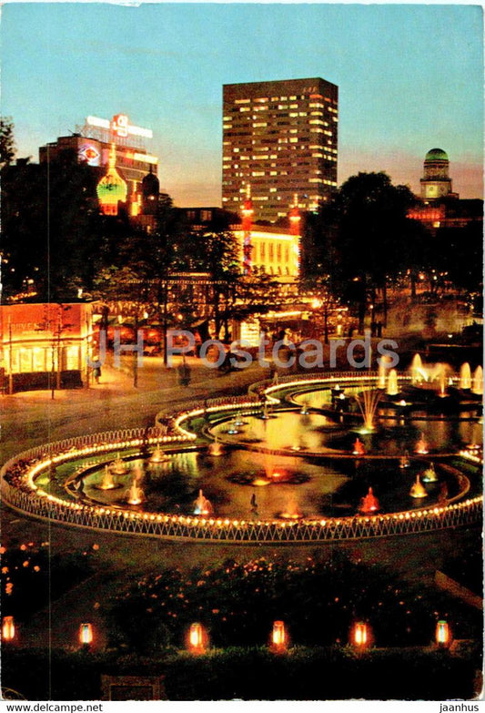 Copenhagen - Kopenhagen - Tivoli by Night - 66 - Denmark - unused - JH Postcards