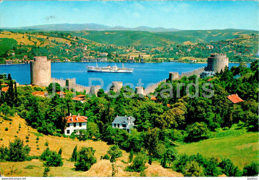 Istanbul - The Fortress and the Bosphorus - 98 - Turkey - used - JH Postcards
