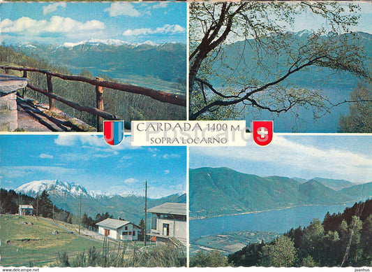 Cardada 1400 m - Sopra Locarno - 7370 - 1972 - Switzerland - used - JH Postcards