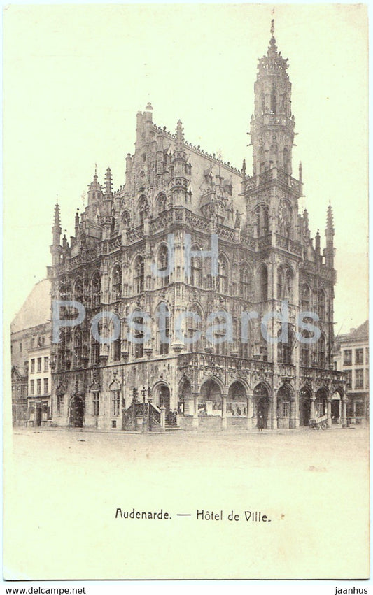 Audenarde - Oudenaarde - Hotel de Ville - old postcard - 1917 -Belgium - used - JH Postcards