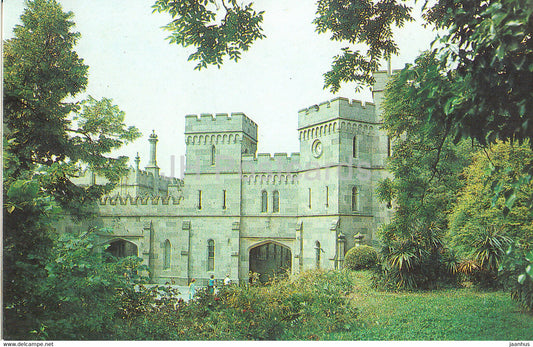 Clock Tower - Alupka Palace Museum - Crimea - 1990 - Ukraine USSR - unused - JH Postcards