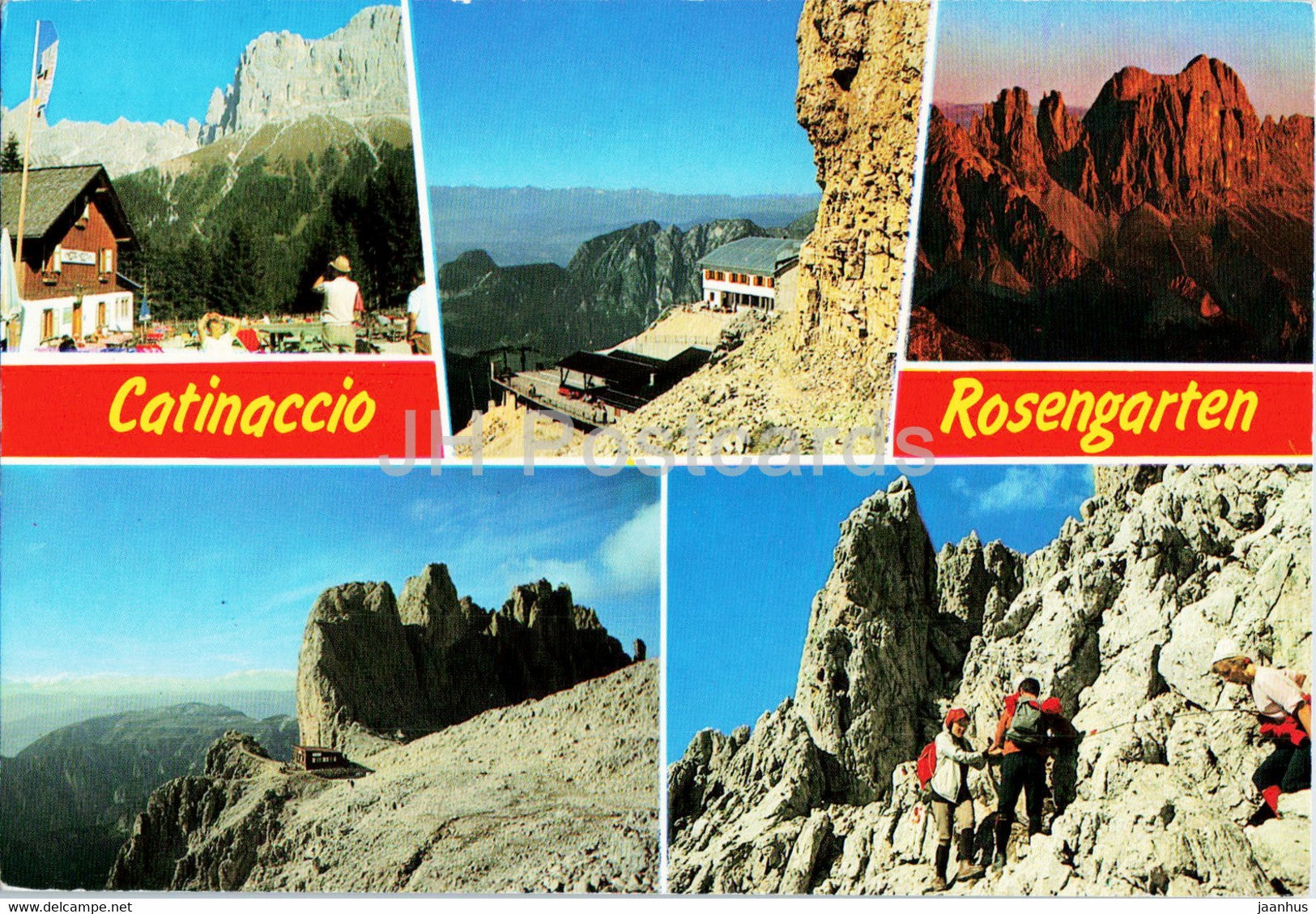Catinaccio - Rosengarten - 54.34 - Italy - used - JH Postcards