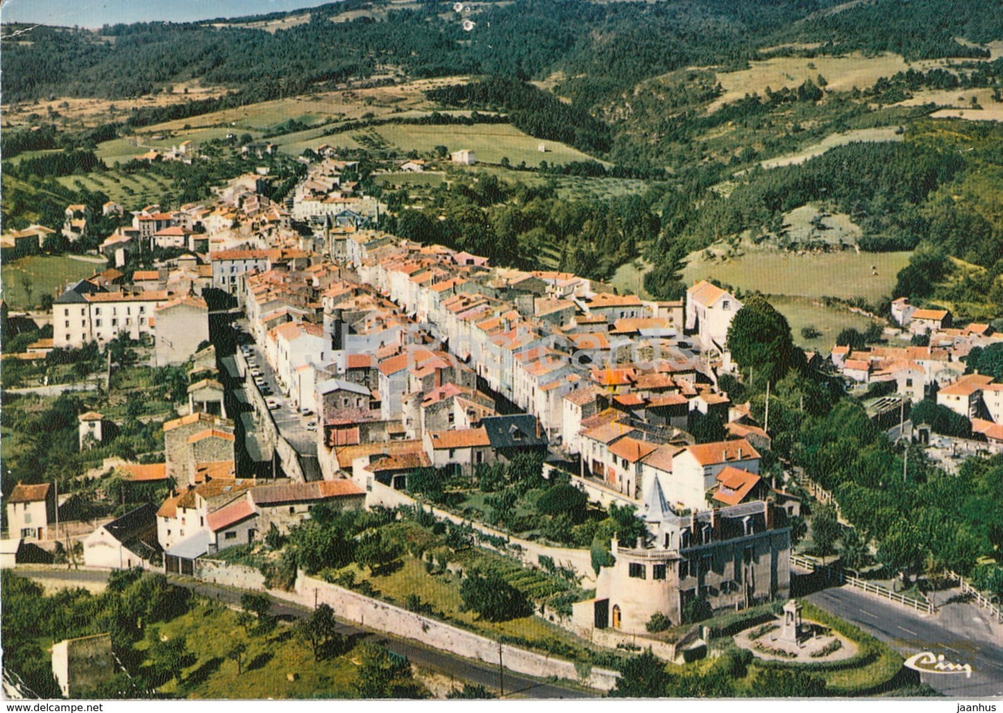 Ardes-sur-Couze - Vue Generale Aerienne - aerial view - France - 1979 - used - JH Postcards