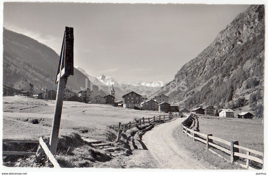 Tasch - Breithorn - Kl. Matterhorn - 4047 - Switzerland - 1959 - used - JH Postcards