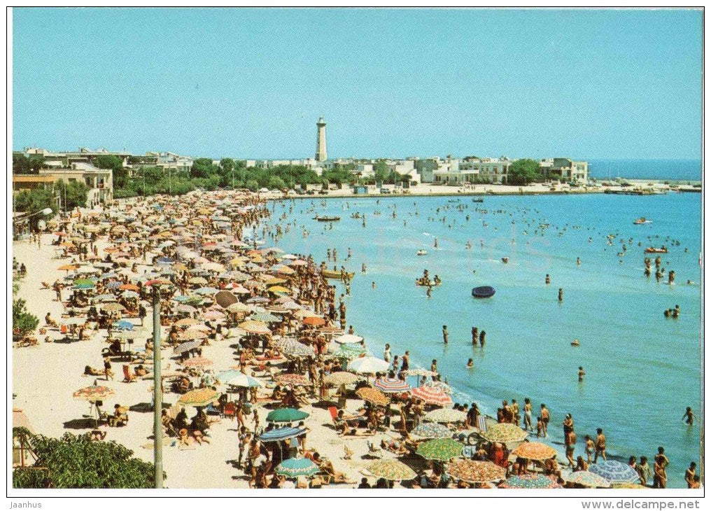 Spiaggia - beach -Torre Canne - Brindisi - Puglia - 35 - Italia - Italy - unused - JH Postcards