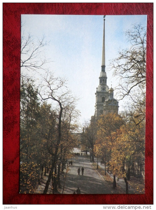 Leningrad - St. Petersburg - the Peter and Paul fortress - 1986 - Russia - USSR - unused - JH Postcards