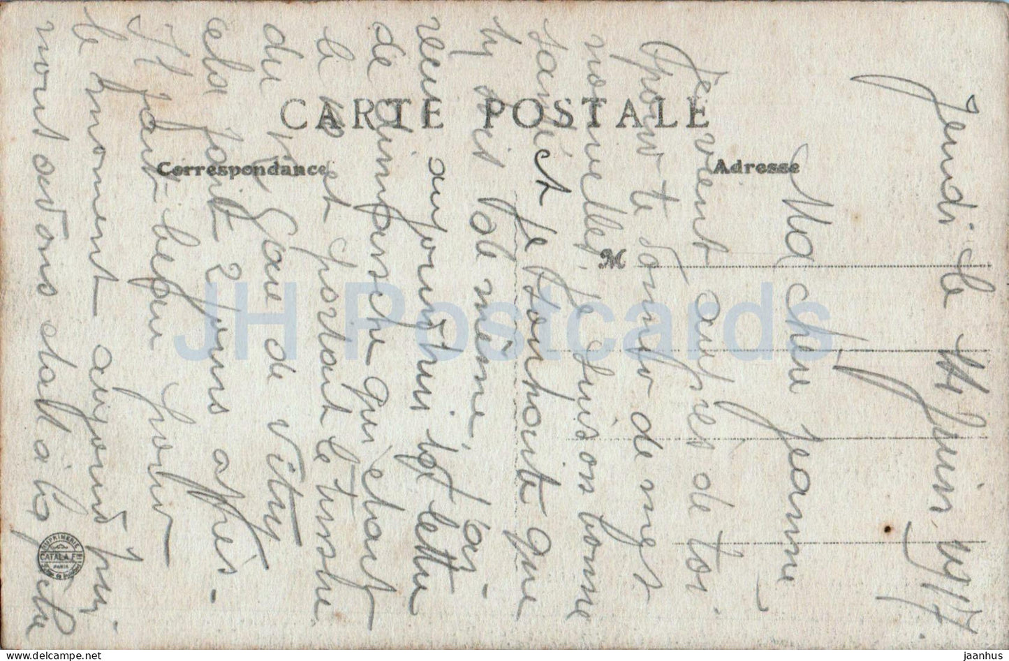 Sainte Menehould - Vue Panoramique - vue générale - 10 - carte postale ancienne - 1917 - France - oblitéré 