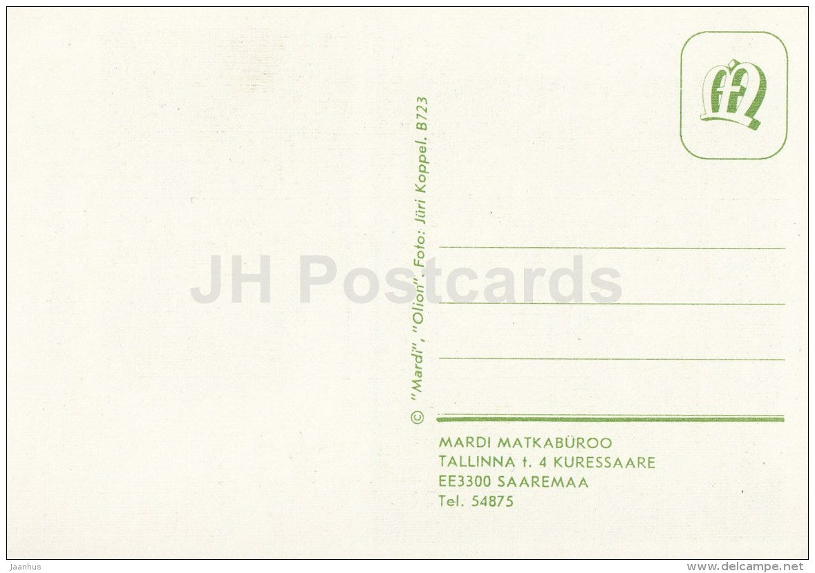 Kaali meteorite crater - Saaremaa - 1990s - Estonia - unused - JH Postcards