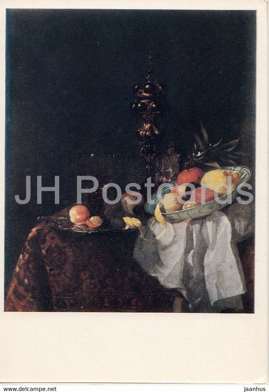 painting by Willem Kalf - Dessert - Dutch art - 1964 - Russia USSR - unused - JH Postcards