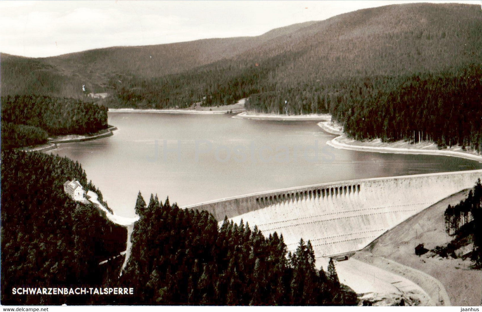 Schwarzenbach Talsperre - 1970 - Germany - used - JH Postcards