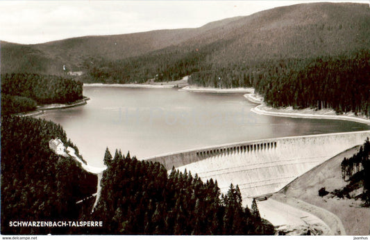 Schwarzenbach Talsperre - 1970 - Germany - used - JH Postcards