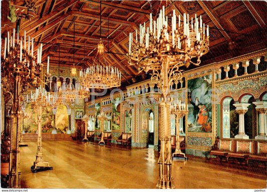 Konigsschloss Neuschwanstein - Sangersaal - Royal Castle - The Singers Hall - 249 - Germany - unused - JH Postcards