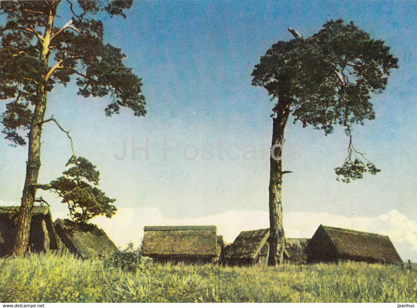 Jurmala - Net Cabins in Lapmezciems - Latvia USSR - unused - JH Postcards