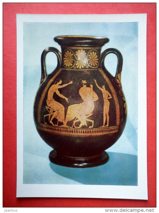 Vase , Arrival of the first swallows , VI century BC - Ancient Greek Art - 1964 - USSR Russia - unused - JH Postcards