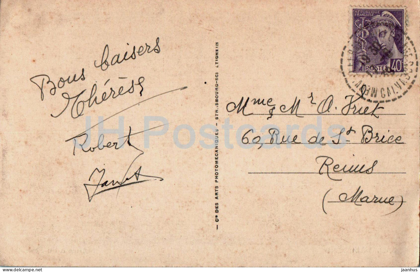 Cabourg - Un coin du Parc - parc - 156 - carte postale ancienne - France - occasion 