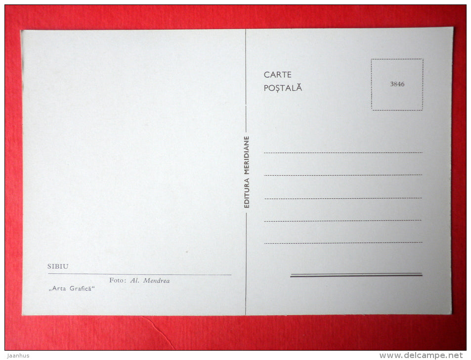 Old Town - Sibiu - 3846 - Romania - unused - JH Postcards