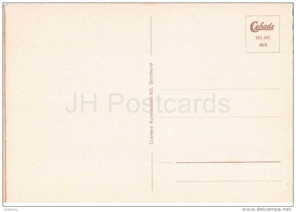 Bad Münster am Stein und Ebernburg im Schönen Nahetal - Kurpark - Fischerhaus - Sanatorium - Germany - ungelaufen - JH Postcards