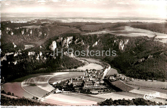 Kloster Beuron im Donautal - monastery - old postcard - Germany - unused - JH Postcards