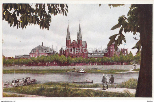 Missionshaus Steyl - Maasseite - old postcard - Germany - unused - JH Postcards